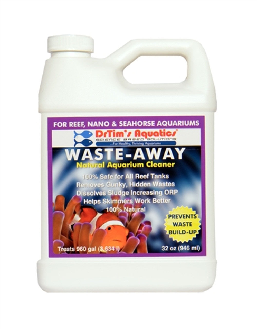 Dr Tims Aquatics Marine - Waste Away 32oz (3,634L)