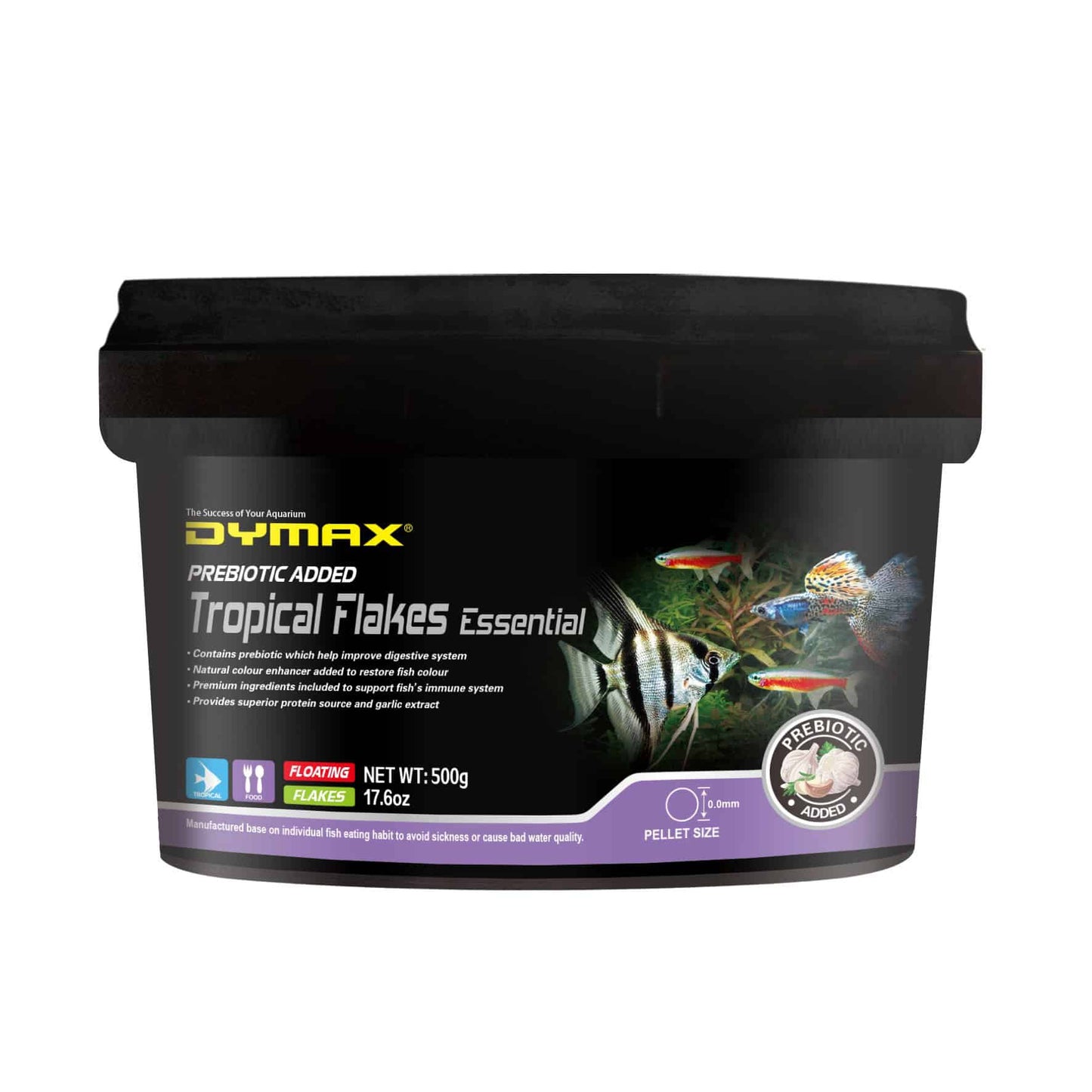 Dymax Tropical Flakes Essential 500g Floating Flakes