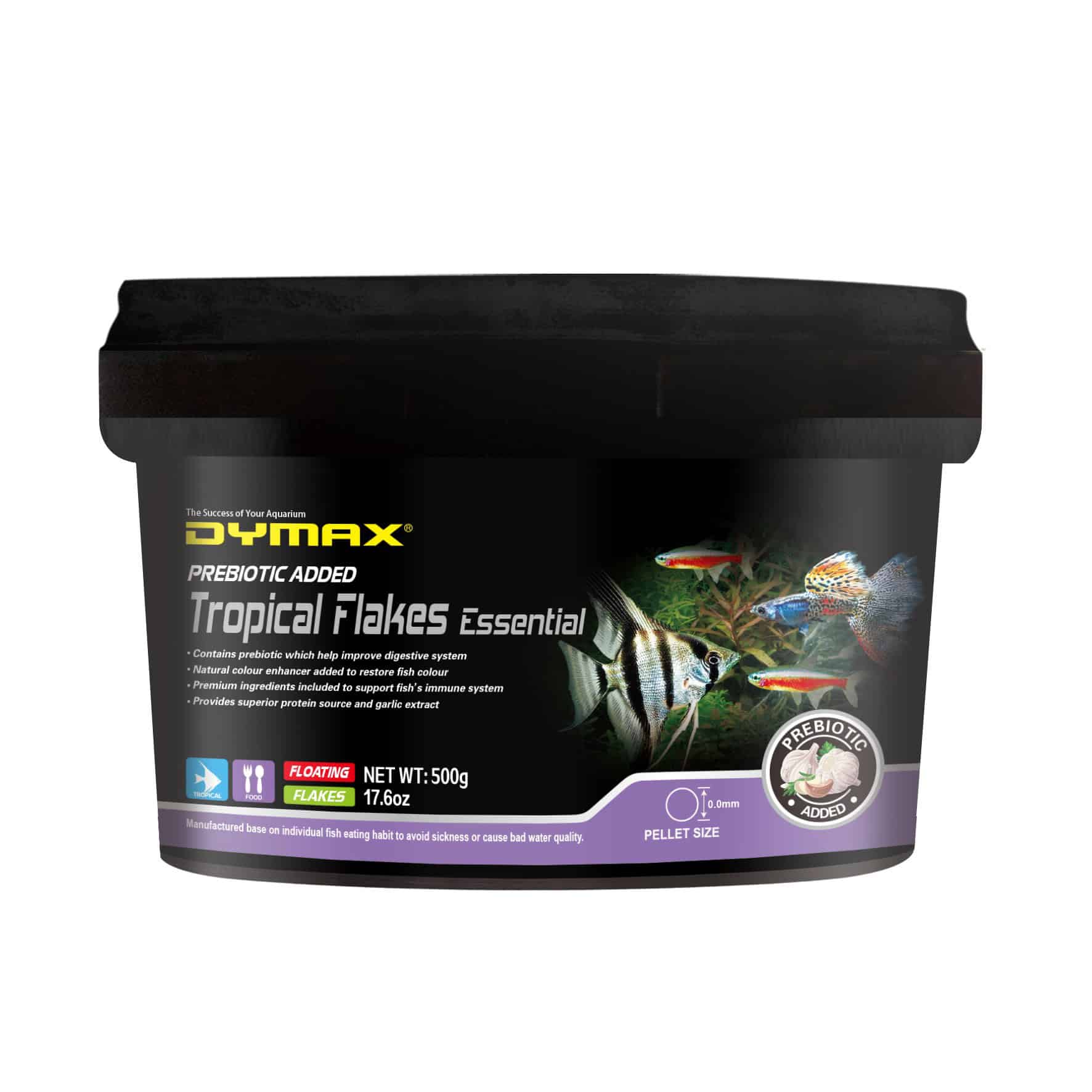 Dymax Tropical Flakes Essential 500g Floating Flakes
