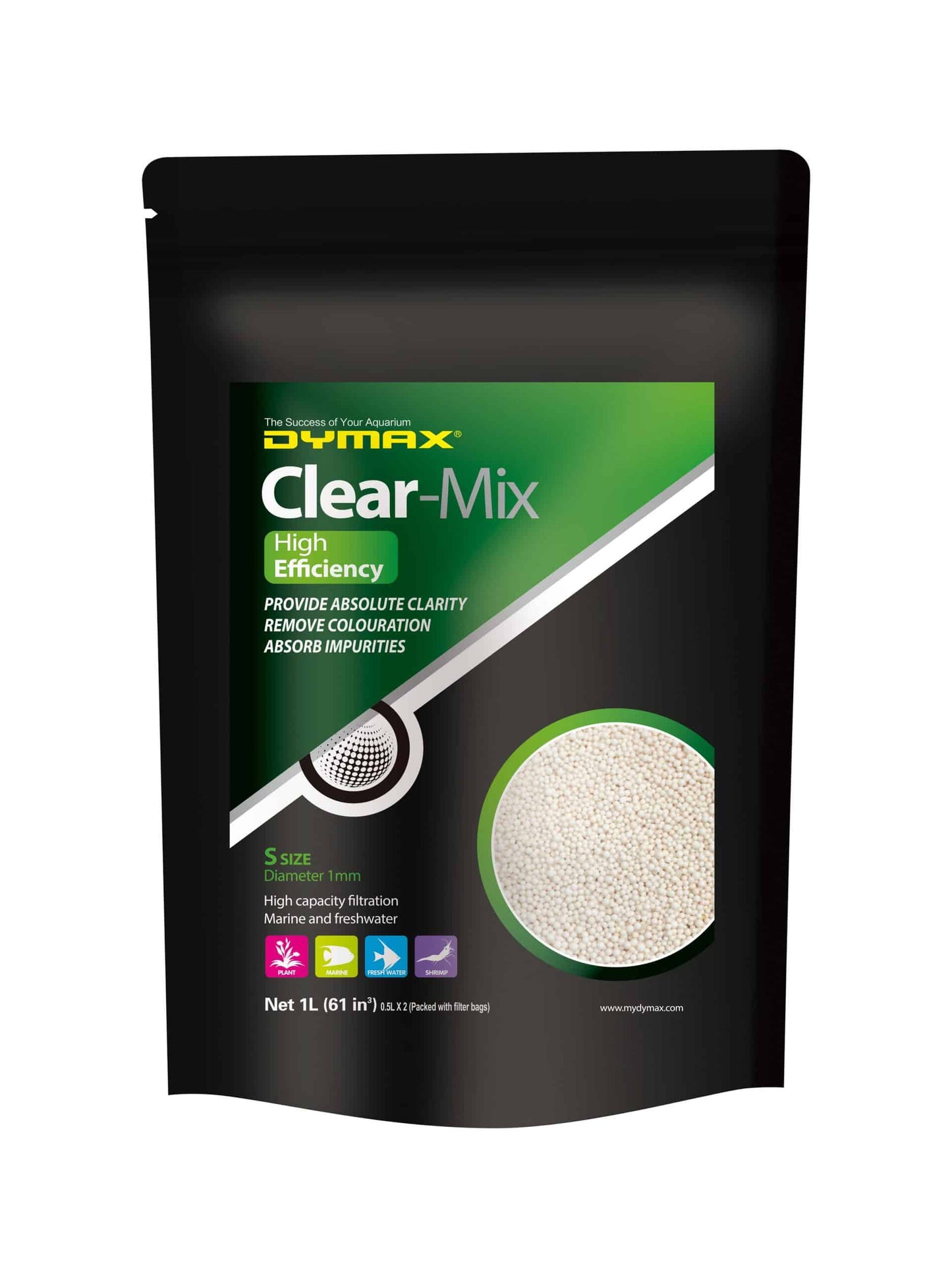 Dymax Clear Mix 1L (2x 500ml Bags)