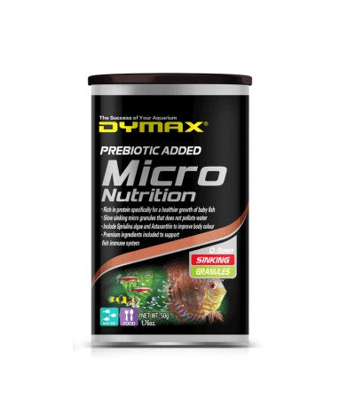 Dymax Micro Nutrition Sinking Granules 50g (0.3mm)