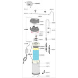 EHEIM ClassicVARIO+e 250 Spare Part List