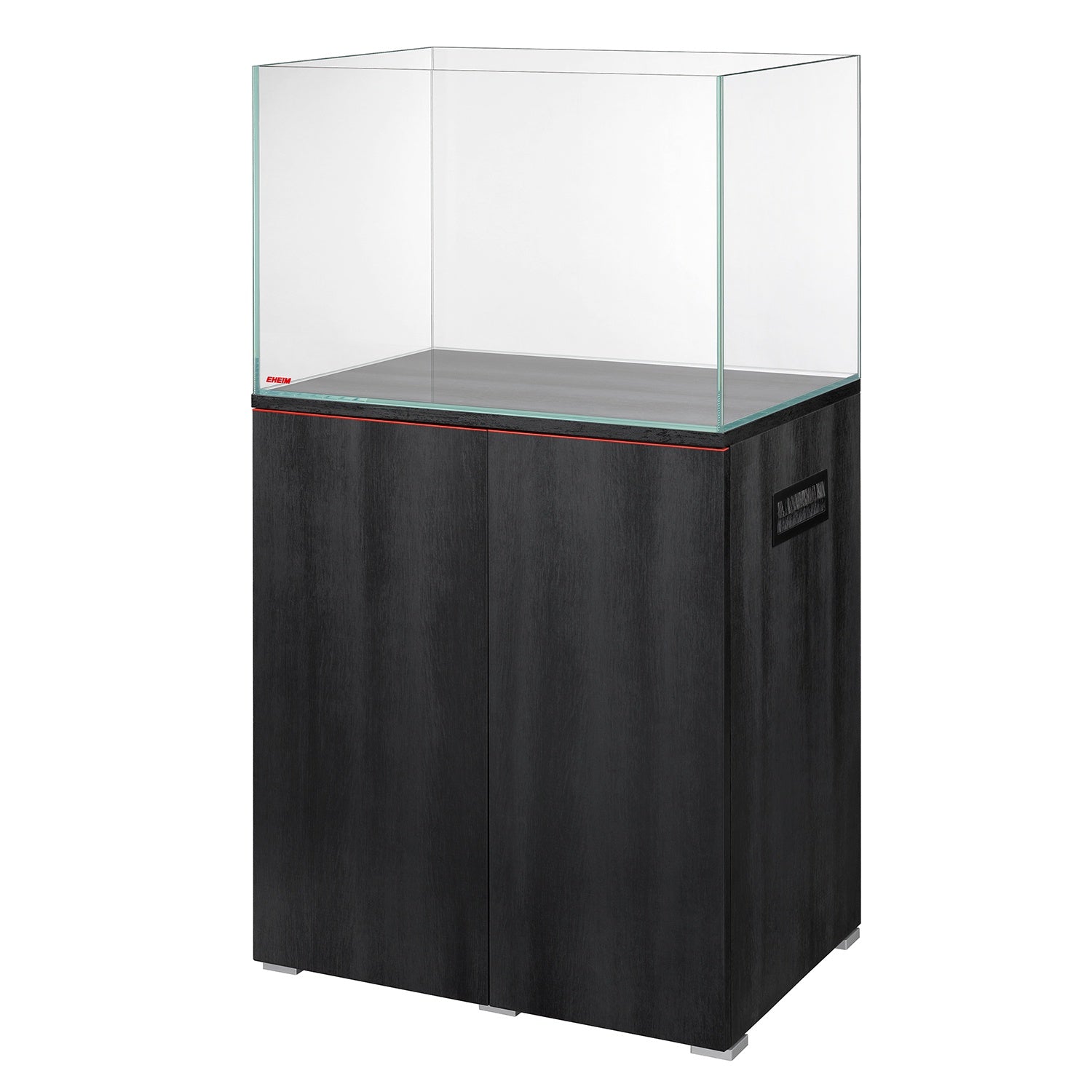 EHEIM Clearscape 175 Nero aquarium set with black cabinet and ultra-clear glass