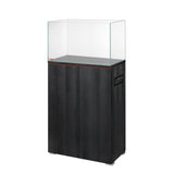 EHEIM clearscape 73 aquarium with black cabinet front view