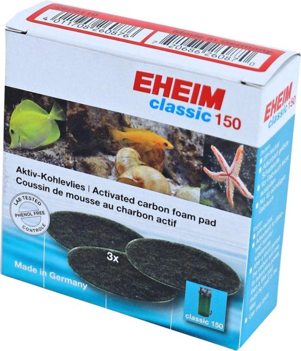 Eheim Filter Media - Classic 150 2211 Carbon Filter Pad (2628110)