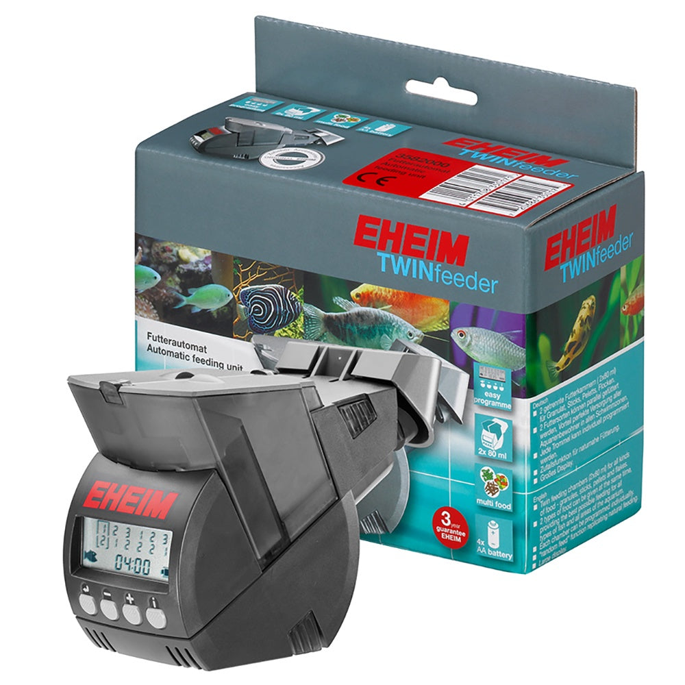 Eheim Twin Feeder - Automatic Fish Feeder with Two Separate Chamber