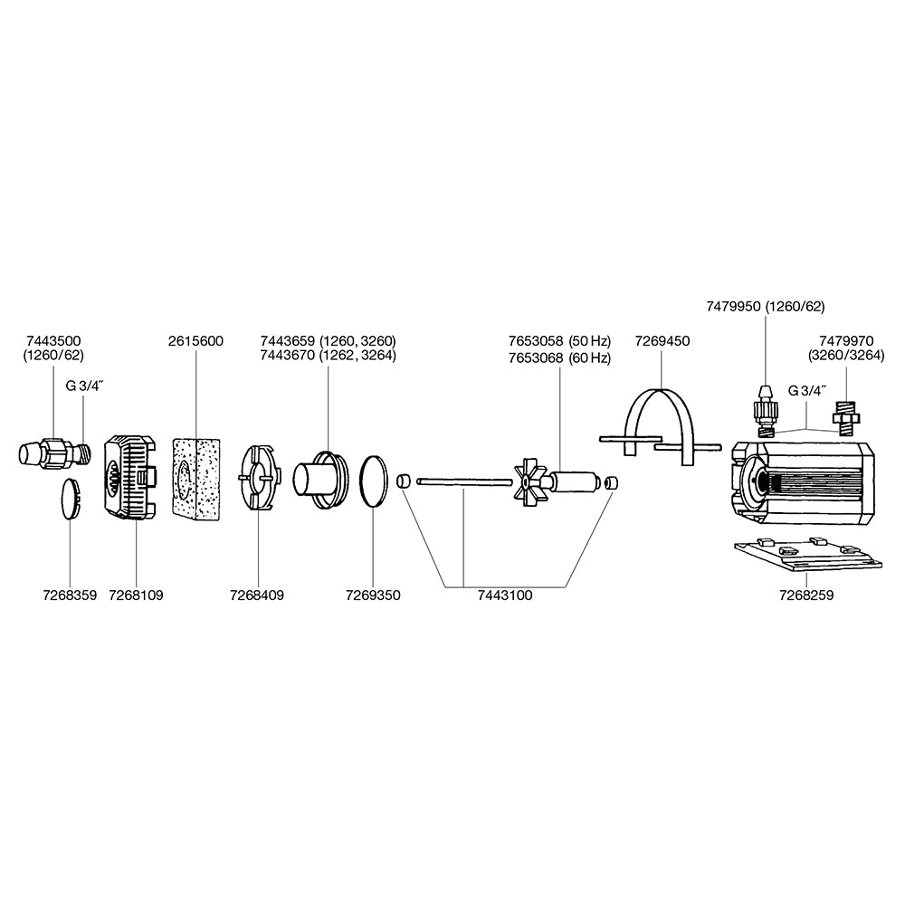 Eheim Universal 2400 Aquarium Pump - 2400L/hr (EH1260