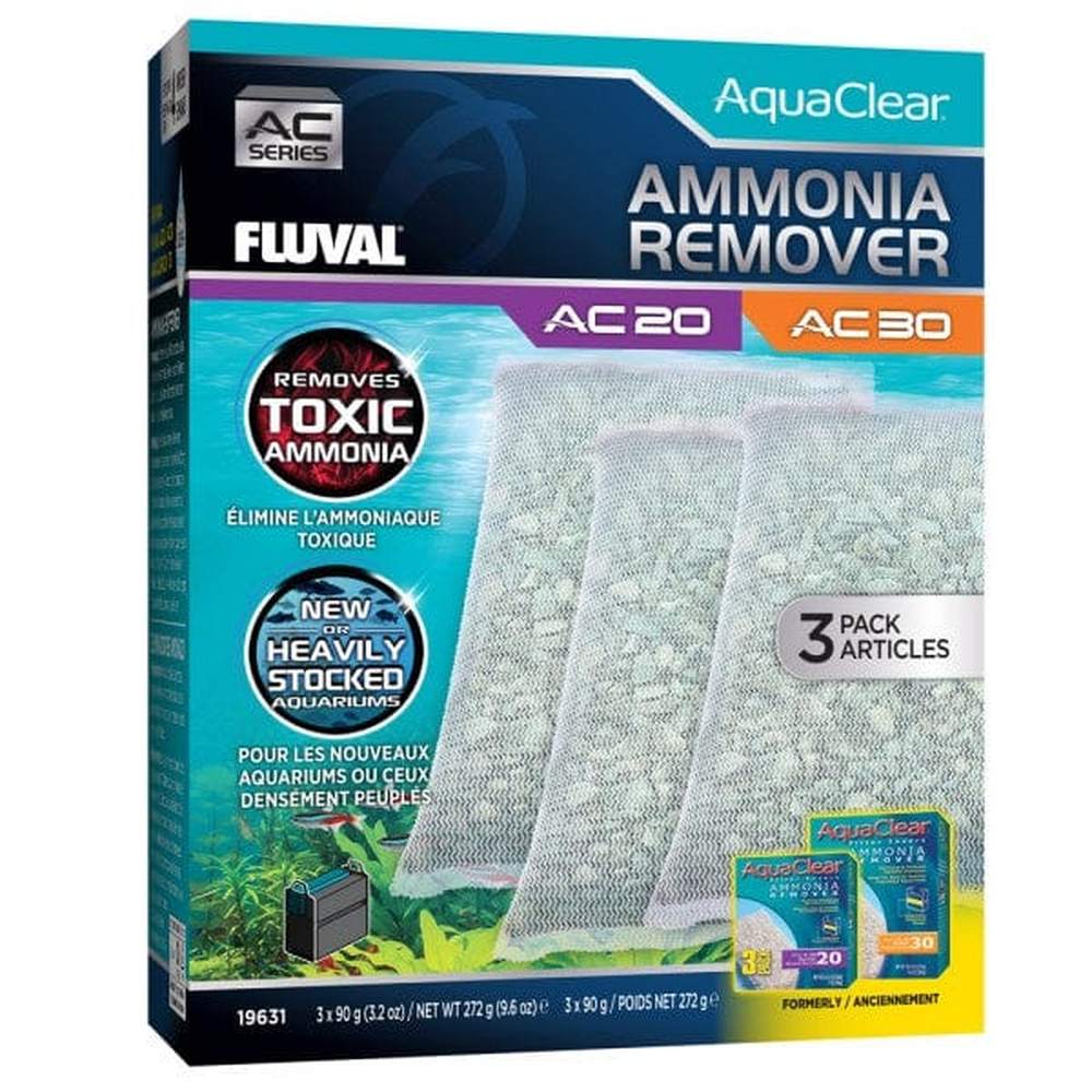 Fluval AquaClear AC20/AC30 Ammonia Remover 3pk