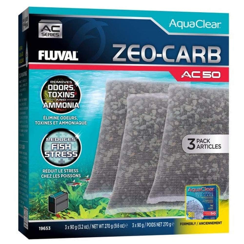 Fluval AquaClear AC50 Zeo-Carb 3pk