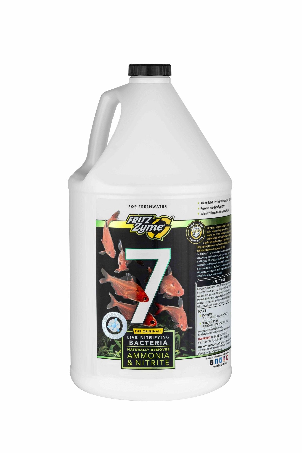 Fritz Zyme 7 Freshwater Nitrifying Bacteria 1.89L