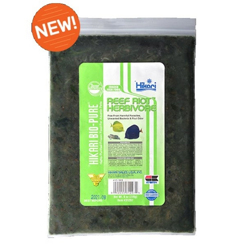 Hikari Frozen Reef Riot Herbivore 226g - Flat Pack