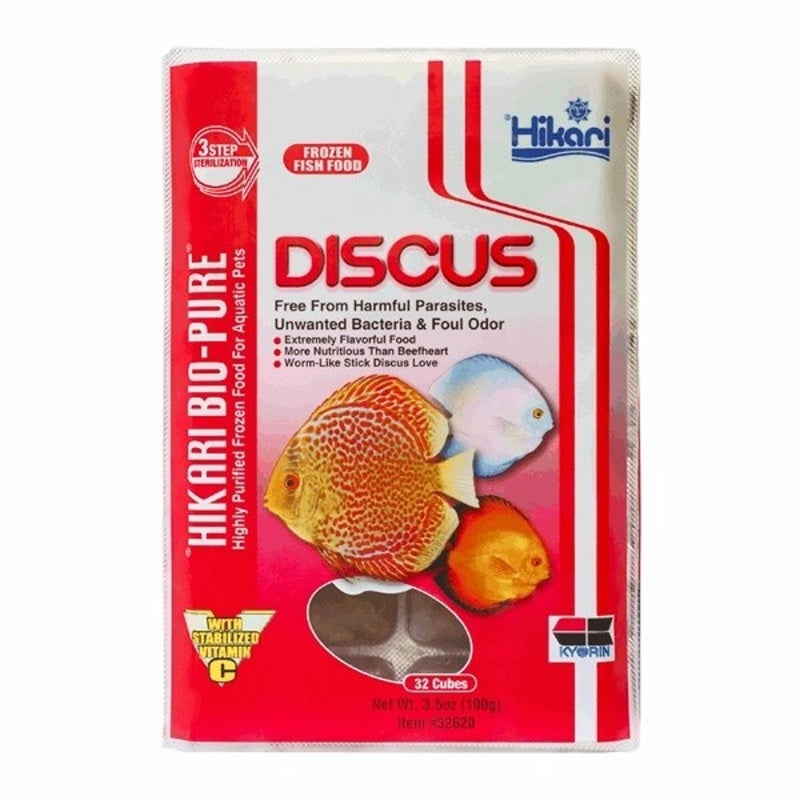 Hikari Frozen Discus 100g - 32 Cubes