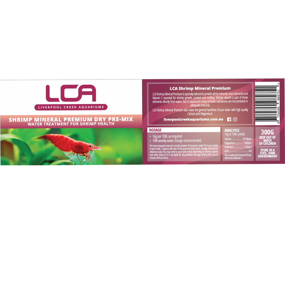 LCA Shrimp Mineral Premium 300g (GH+ Dry Mix)