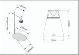 LEDSTAR DOT-II Terrarium Set - dimension