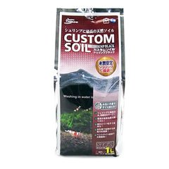 Nisso Shrimp Soil Black 1L bag premium shrimp and plant substrate