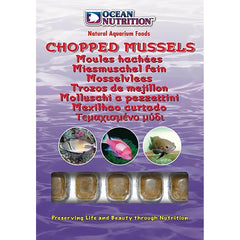 Frozen mussel meat for marine fish feeding