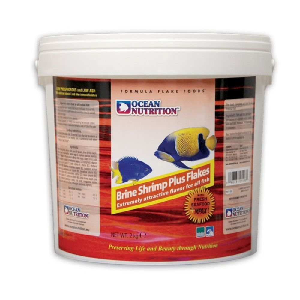 Ocean Nutrition Brine Shrimp Plus Flakes 2kg Bucket