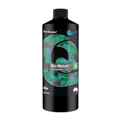 Quantum Bio-Metal reef aquarium supplement. Coral colour enhancer with iron and trace elements