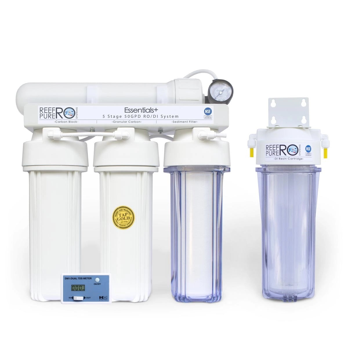 Reef Pure RO 5 Stage 50 GDP Essentials + RO/DI System