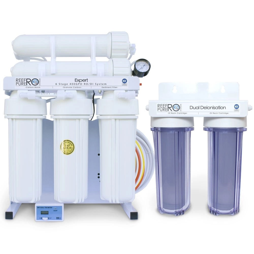Reef Pure RO 6 Stage 400GDP Expert + RODI System