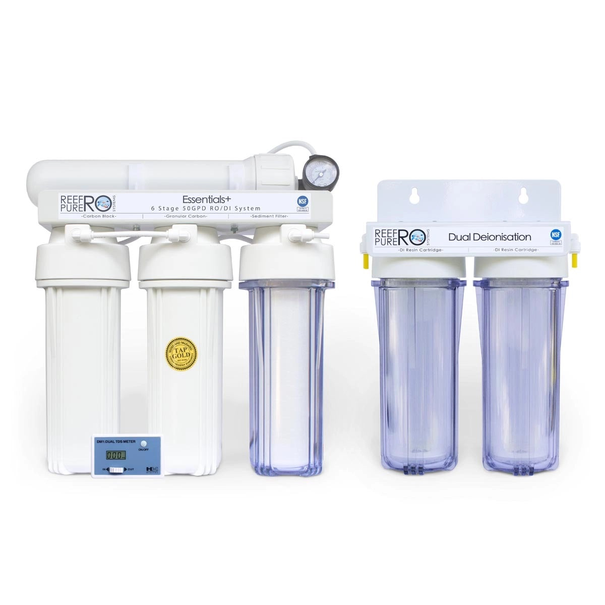 Reef Pure RO 6 Stage 50GDP Essentials + RODI System