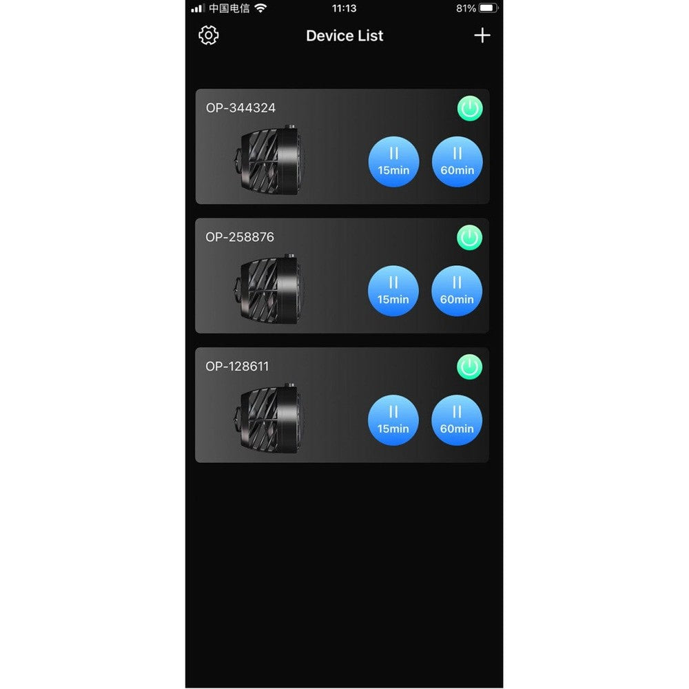 Reef Octo Pulse Wave Pump OP-4+ (Wifi) - App1