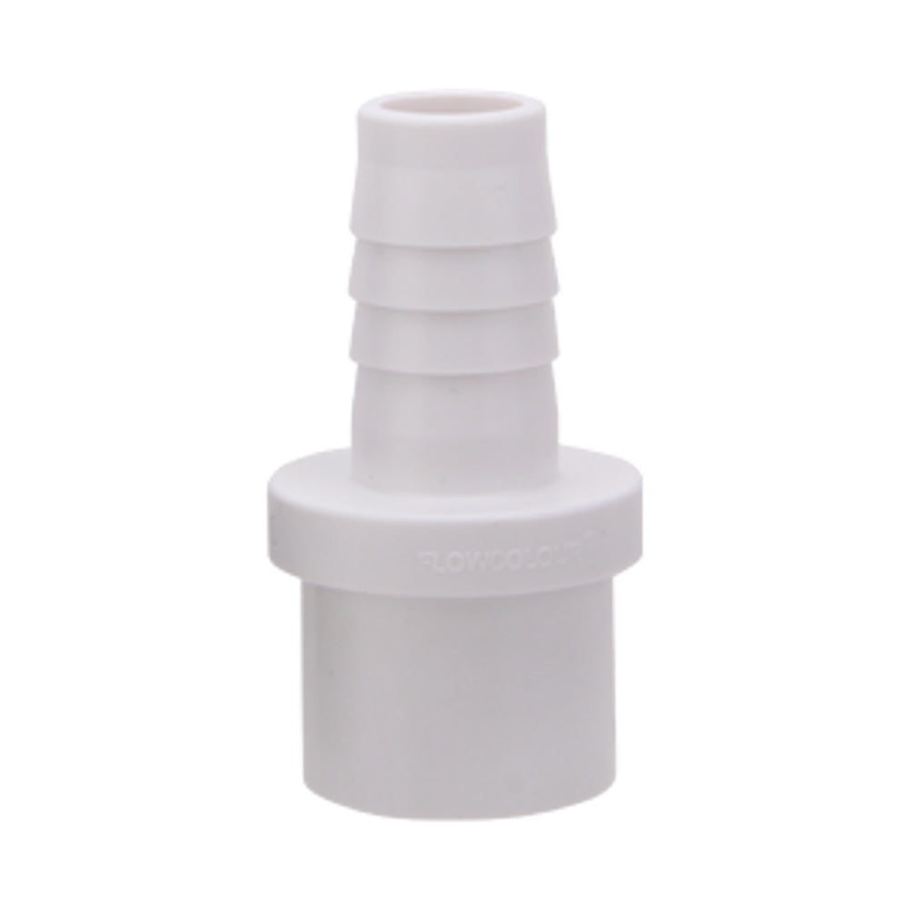 Sanking DIN Male Socket to Hose Adaptor - 21/25mm DN20 3/4" (White)