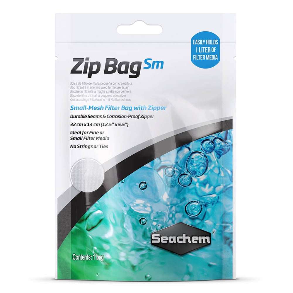 Seachem Zip Bag Small (32 x 14cm) - 25 Micron