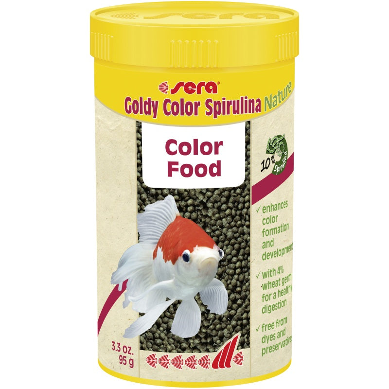 Sera Goldy Color Spirulina Nature - Goldfish Granules 250ml
