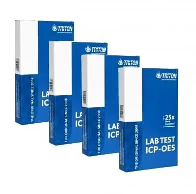 Triton Lab ICP-OES - Water Analysis Test Kit (4 Pack)