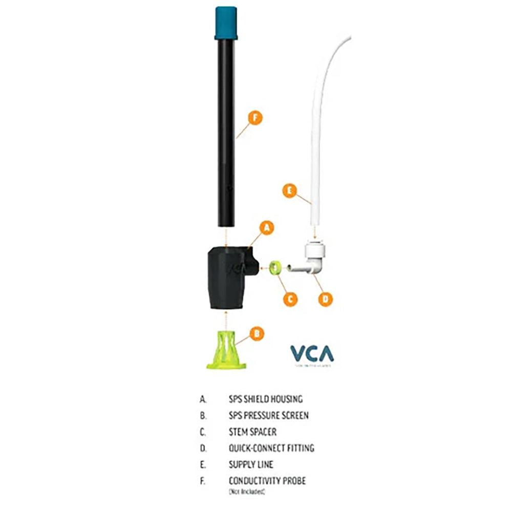 Bubble-proof salinity probe kit for accurate aquarium monitoring