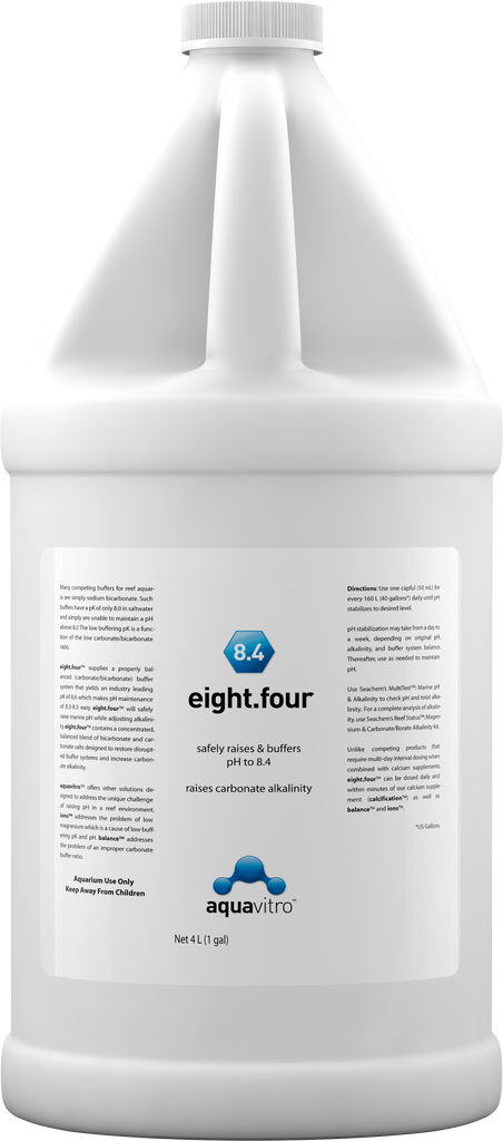 Aquavitro Eight.four 4L marine buffer for raising pH and alkalinity