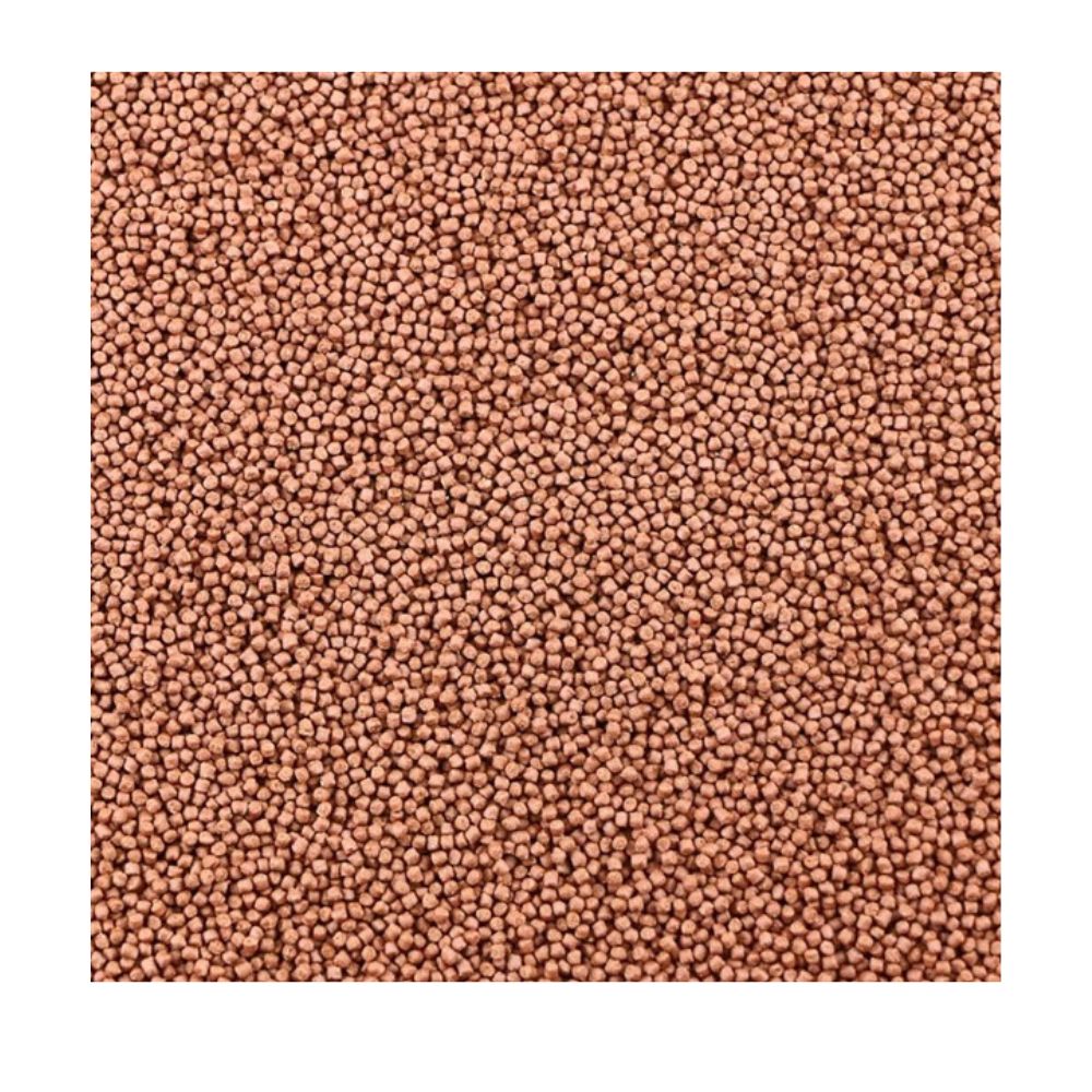 Close-up of 1.2mm soft and moist Ocean Nutrition Formula One Small Pellets