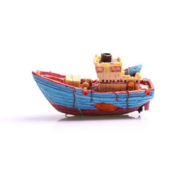 Aqua One Ornament Magnetic Glass Tug Boat