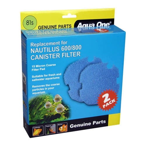 Aqua One Nautilus 600/800 Sponge 15ppi Blue 81s