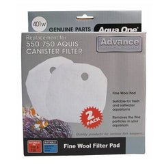 Aqua One Filter Media Wool 2pk - Aquis 550/750 (401W)