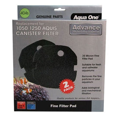 Aqua One Filter Media Sponge Black 35ppi 2pk - Aquis 1050/1250 (404s)