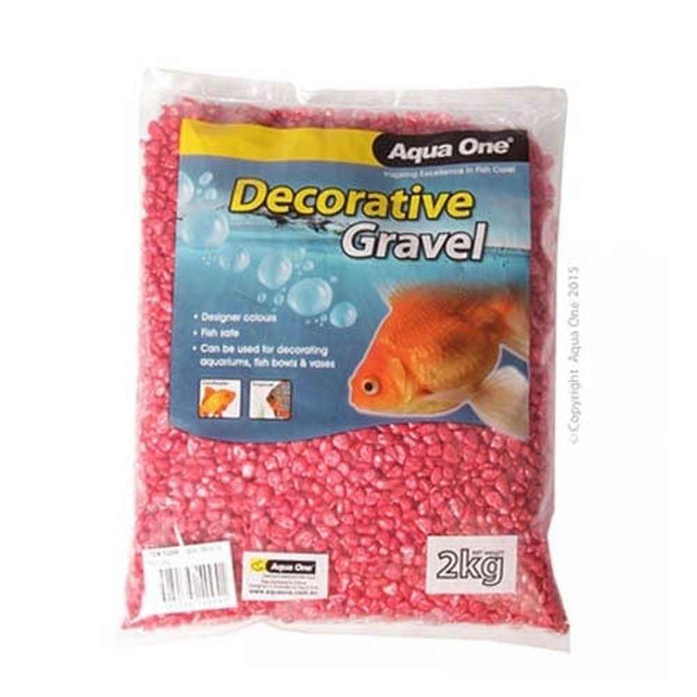 Aqua One Gravel Metallic Red 2kg