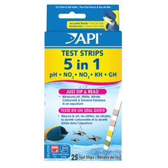 API 5 In 1 Testing Strips