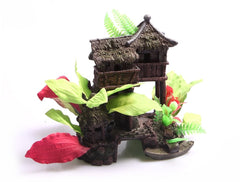 Aqua One Ornament - Jungle House with Plants (36350)