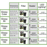 Aquael Glossy 100 Complete Set Fish tank 