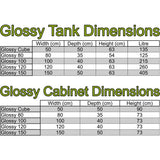 Aquael Glossy 150 Complete Set Fish tank 