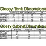 Aquael Glossy 100 Complete Set Fish tank 