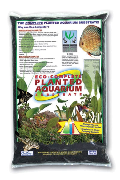 CaribSea Eco-Complete Planted Aquarium Black 20lb 9.1kg
