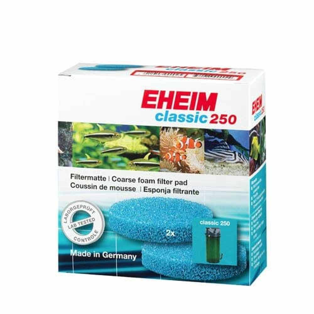 Eheim Classic 250 2213 Blue Coarse Foam Filter Pads – 2 Pack