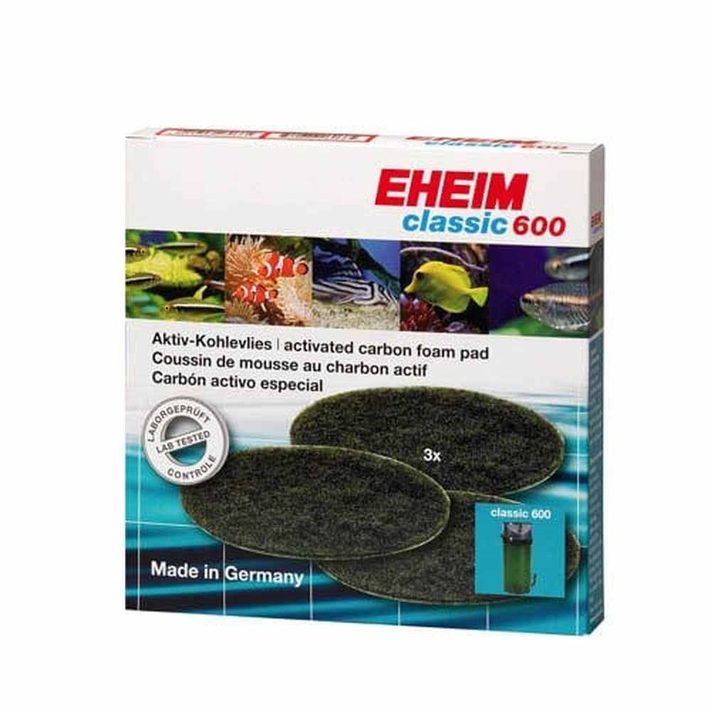 Eheim Classic 600 2217 Activated Carbon Filter Pad for Aquarium