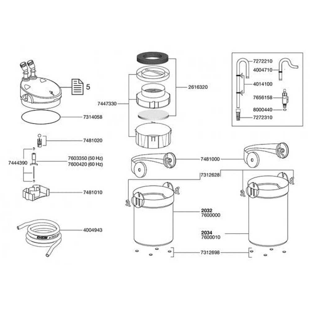 Eheim Ecco Pro 200 Spare Part List
