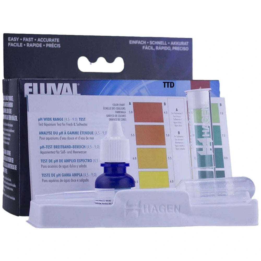Fluval Wide Range pH Test Kit 100 tests