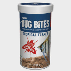 Fluval Bug Bites Tropical Flakes 90gm