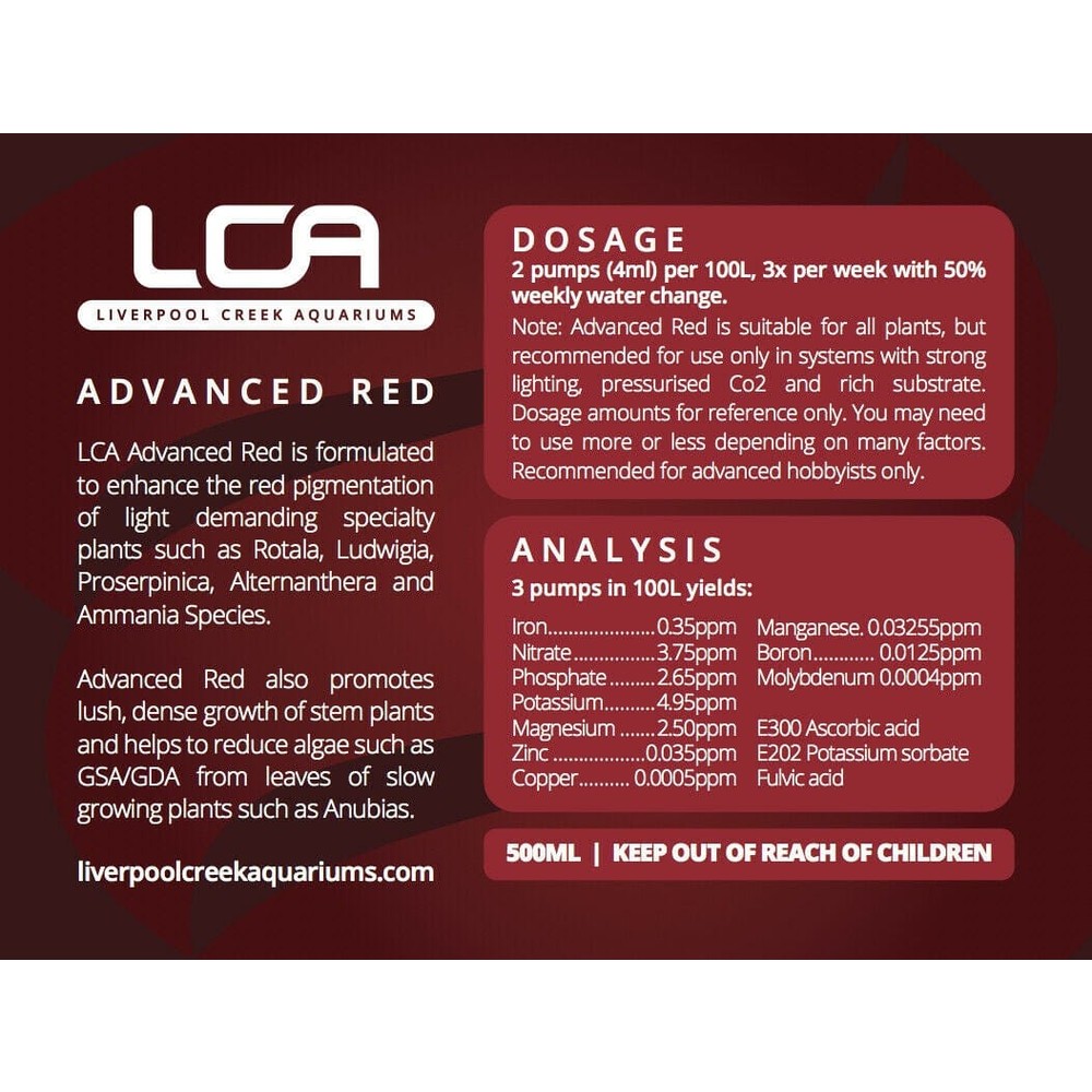 LCA Advance Red